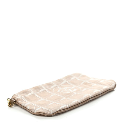 Chanel Nylon Travel Pouch Beige 4 of 8