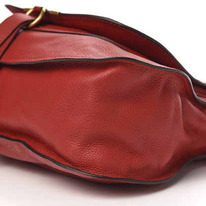 Chloe Calfskin Medium Marcie Satchel Red 9 of 10