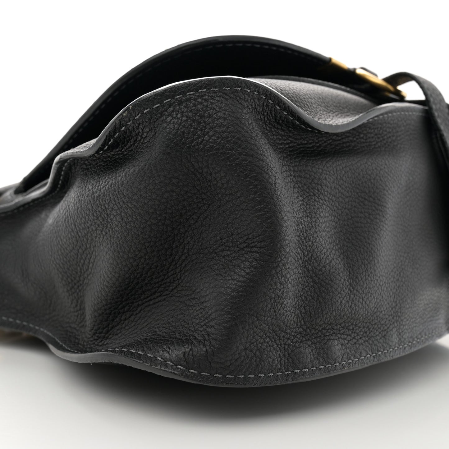 Calfskin Medium Marcie Satchel Black