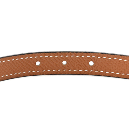 Hermes Swift Epsom 13mm Focus Belt 85 Black Gold 4 of 6