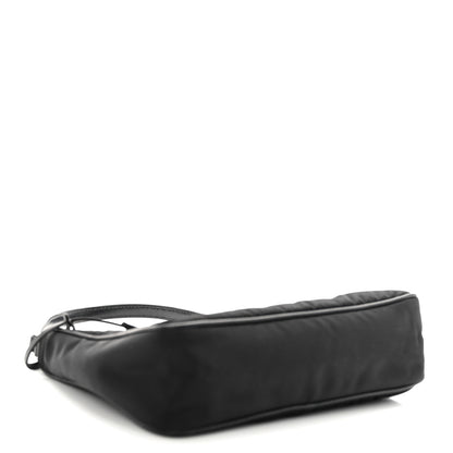 Prada Tessuto Nylon Saffiano Mini Re-Edition 2005 Bag Black 4 of 11