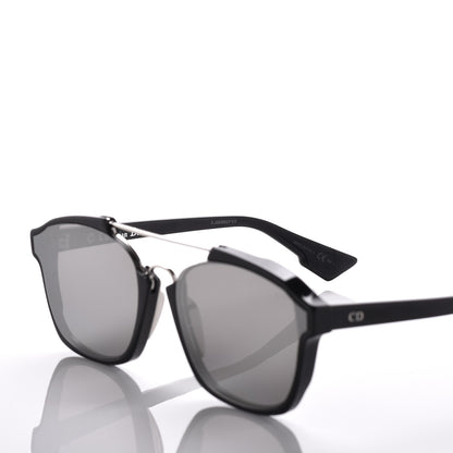 Christian Dior Abstract Square Mirrored Sunglasses Black 6 of 11