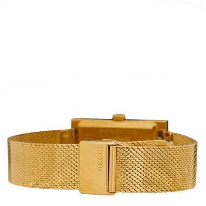 Gucci Stainless Steel 14mm Web G-Frame Quartz Watch Gold 4 of 4