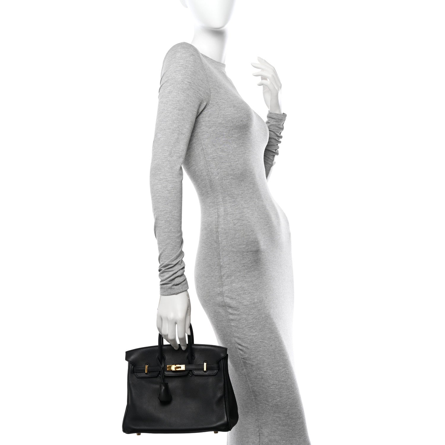 Hermes Swift Birkin 25 Black 2 of 10
