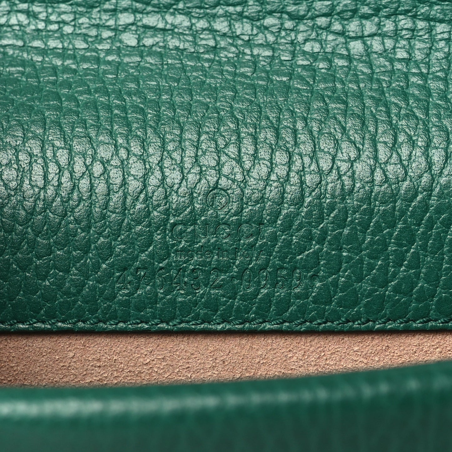 Dollar Calfskin Crystal Super Mini Dionysus Shoulder Bag Emerald