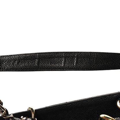 Chanel Caviar Quilted Grand Shopping Tote GST Black 12 of 12