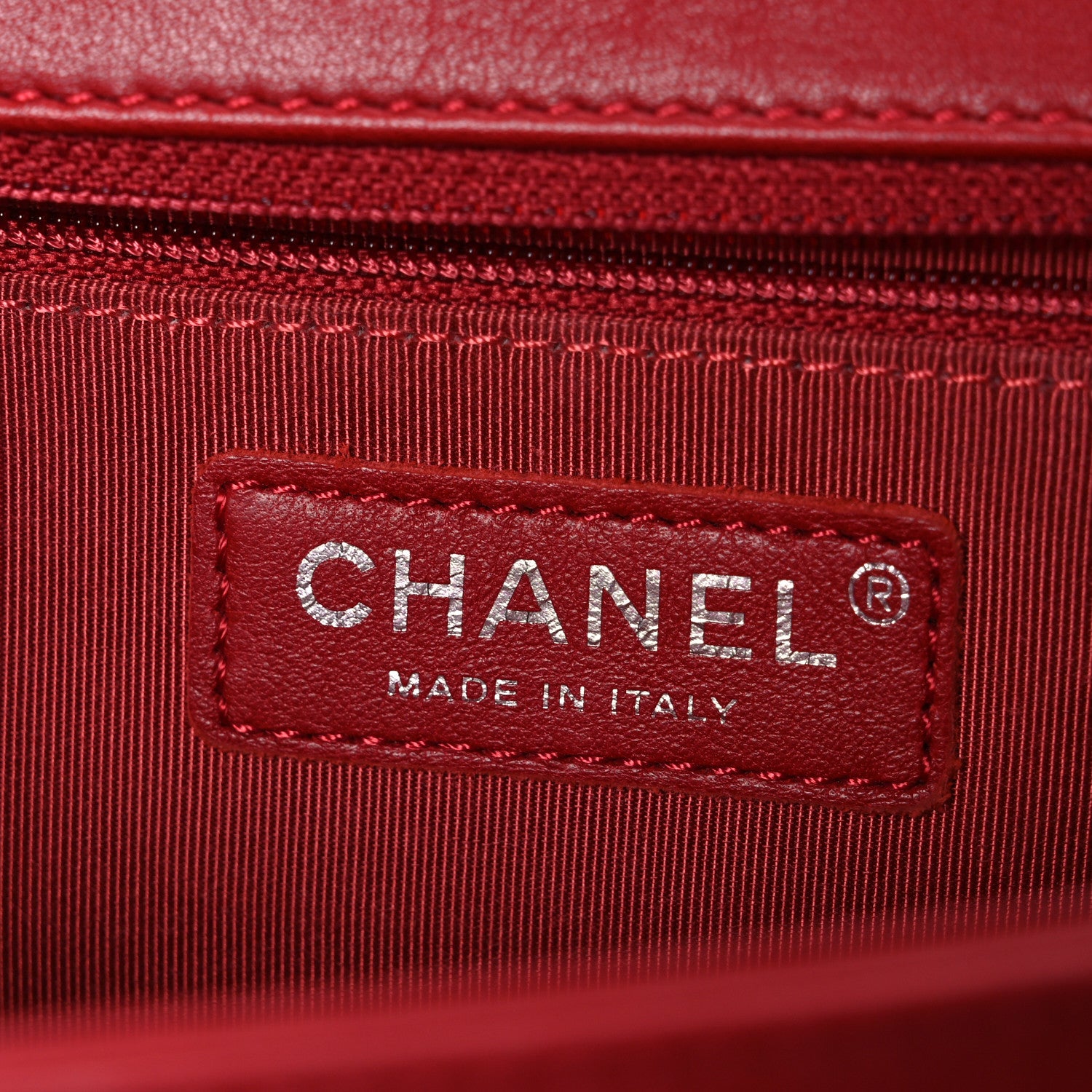 Chanel Lambskin Quilted New Medium Boy Flap Red 6 of 10