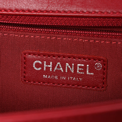 Chanel Lambskin Quilted New Medium Boy Flap Red 6 of 10