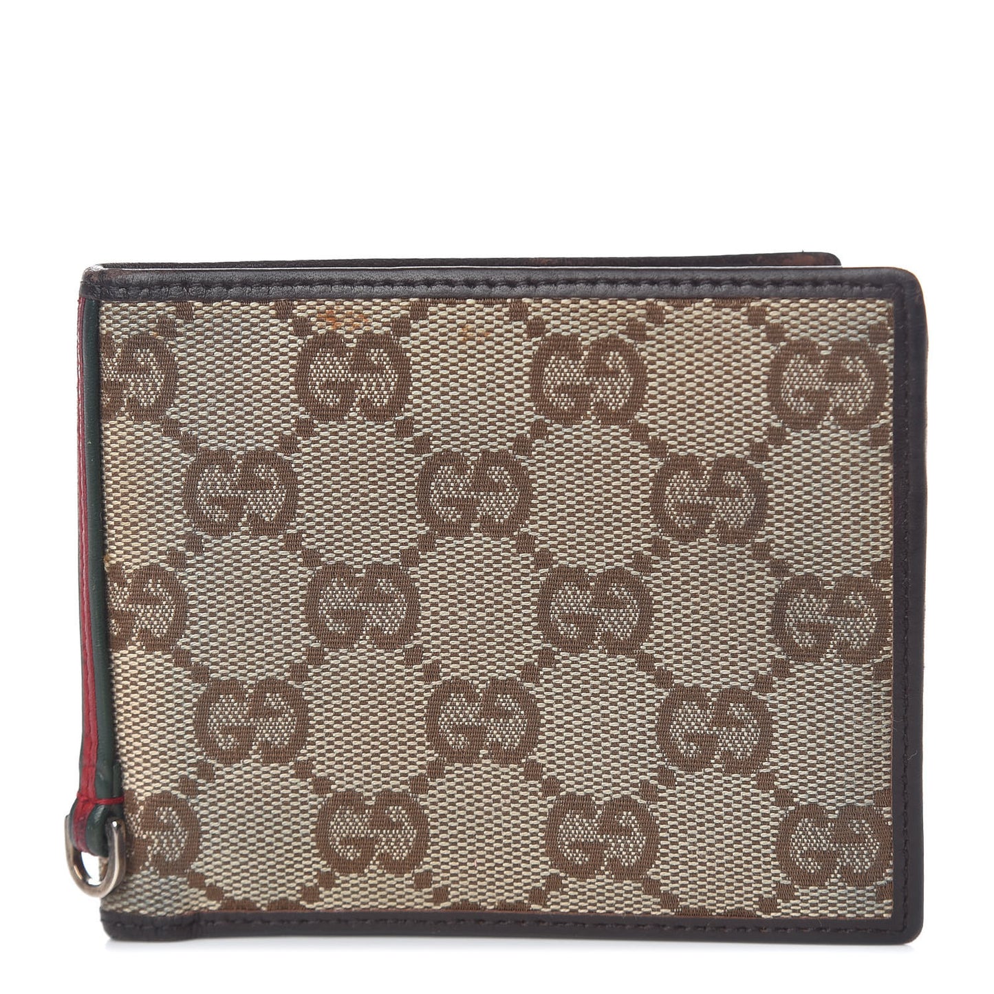 Monogram Web Bi-Fold Wallet Dark Brown