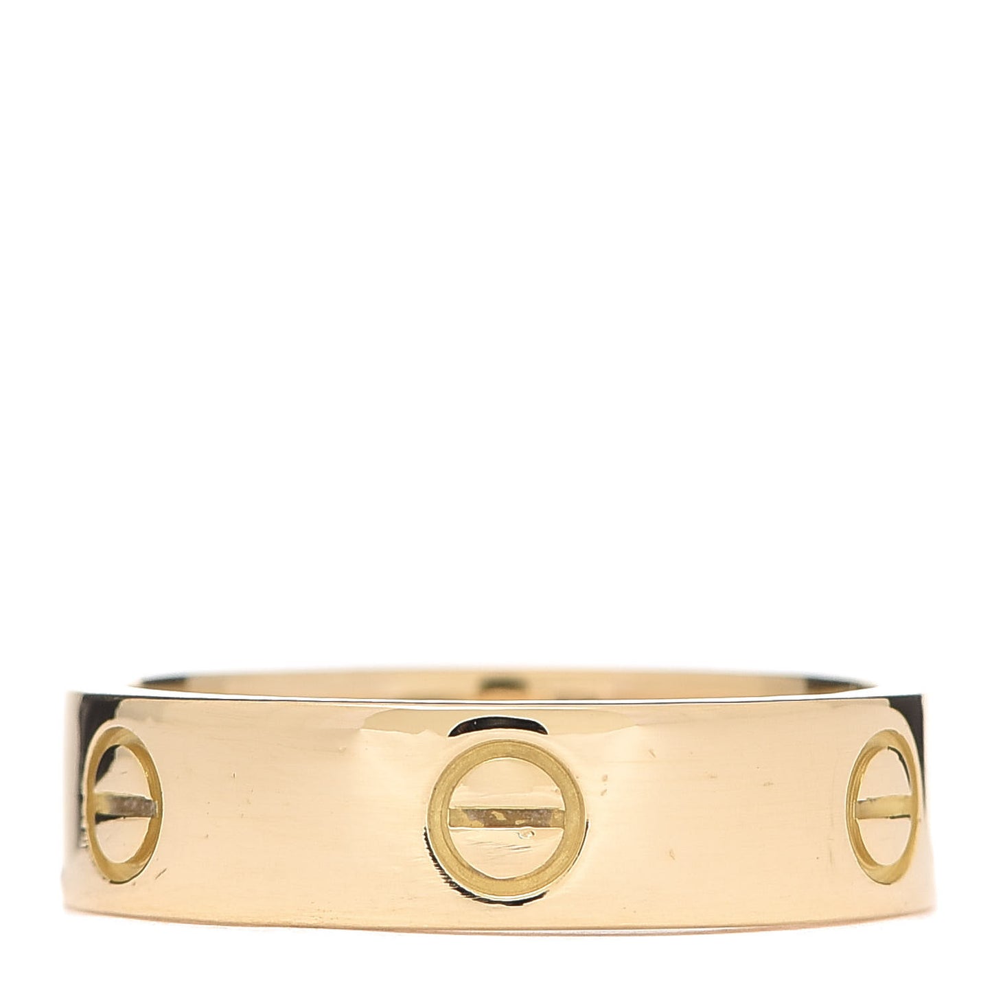 18K Yellow Gold 5.5mm LOVE Ring 64 10.75