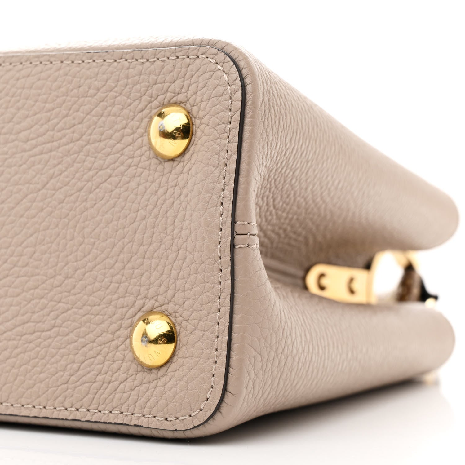 Louis Vuitton Taurillon Python Capucines MM Galet 10 of 10