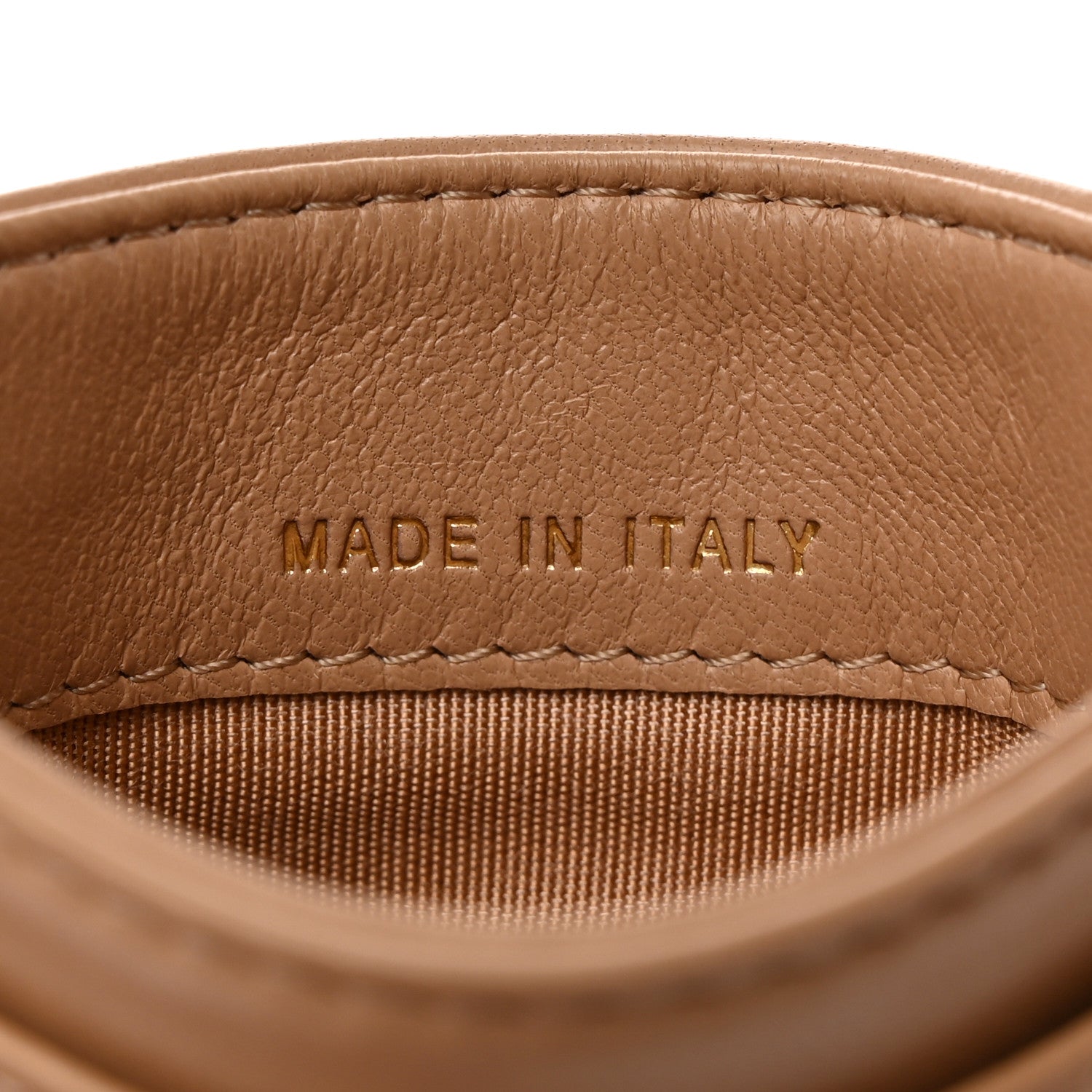 Chanel Lambskin Quilted Boy Card Holder Beige 8 of 8