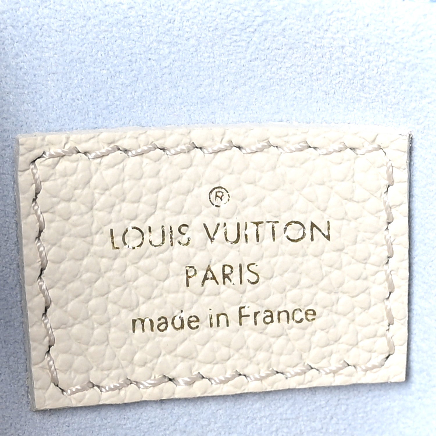Louis Vuitton Empreinte Monogram Giant Onthego PM Latte Candy Blue 6 of 9