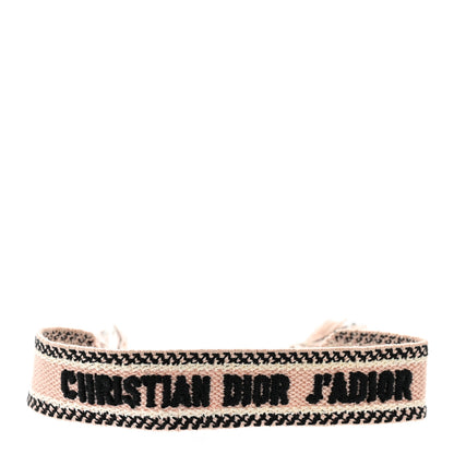 Christian Dior Woven Cotton J'Adior Friendship Bracelet Pink 1 of 5