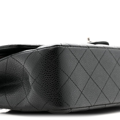 Chanel Caviar Quilted Medium Double Flap Black 9 of 16
