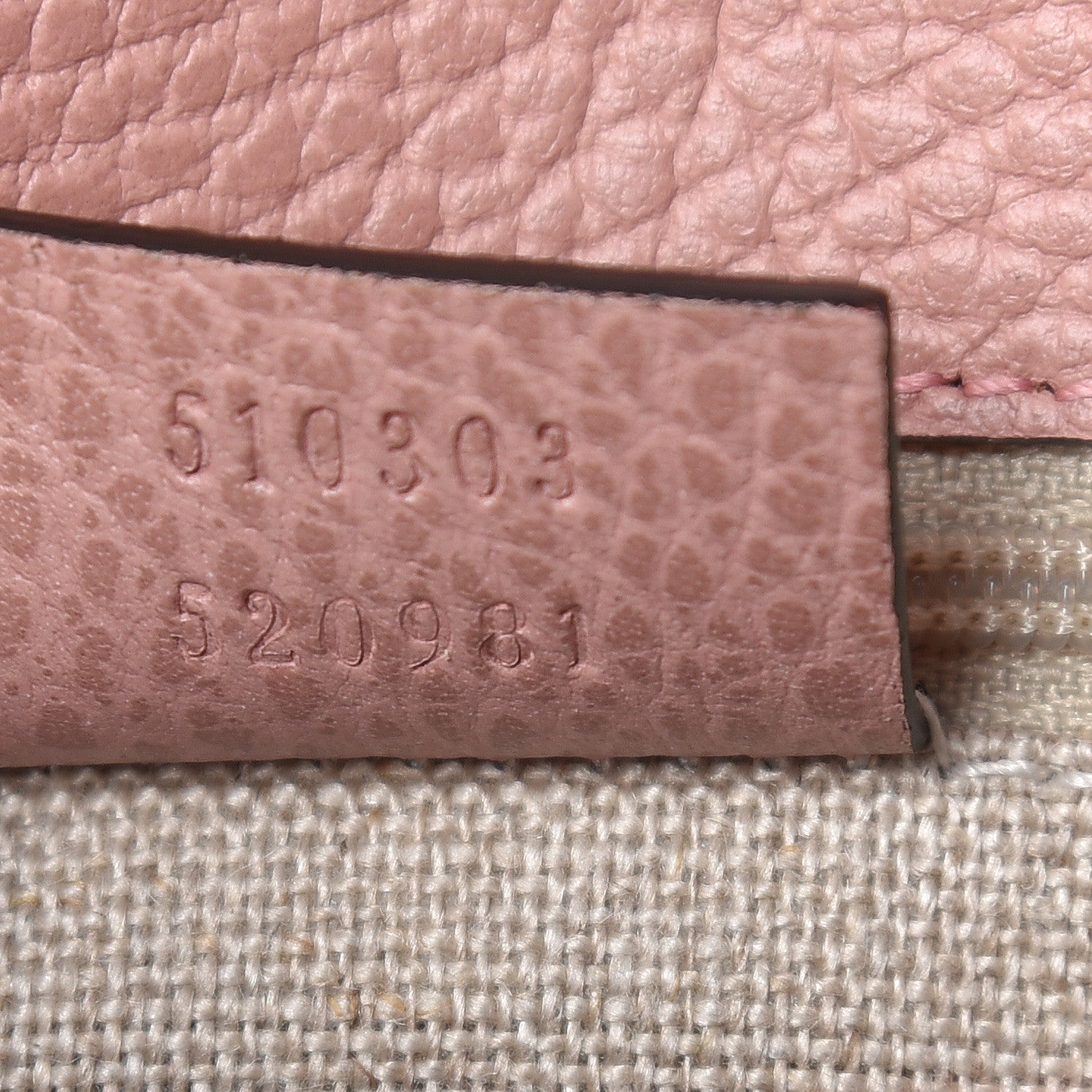 Gucci Dollar Calfskin Interlocking G Shoulder Bag Soft Pink 8 of 10