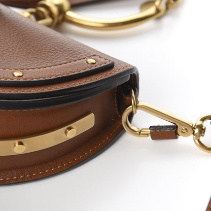 Chloe Calfskin Small Nile Bracelet Minaudiere Bag Caramel 11 of 14