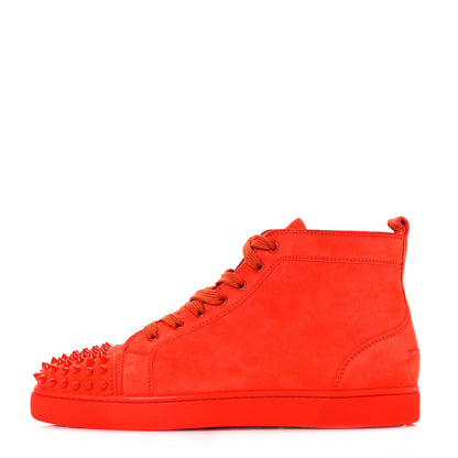 Christian Louboutin Suede Mens Louis Spikes Flat Sneakers 42.5 Capucine 3 of 30