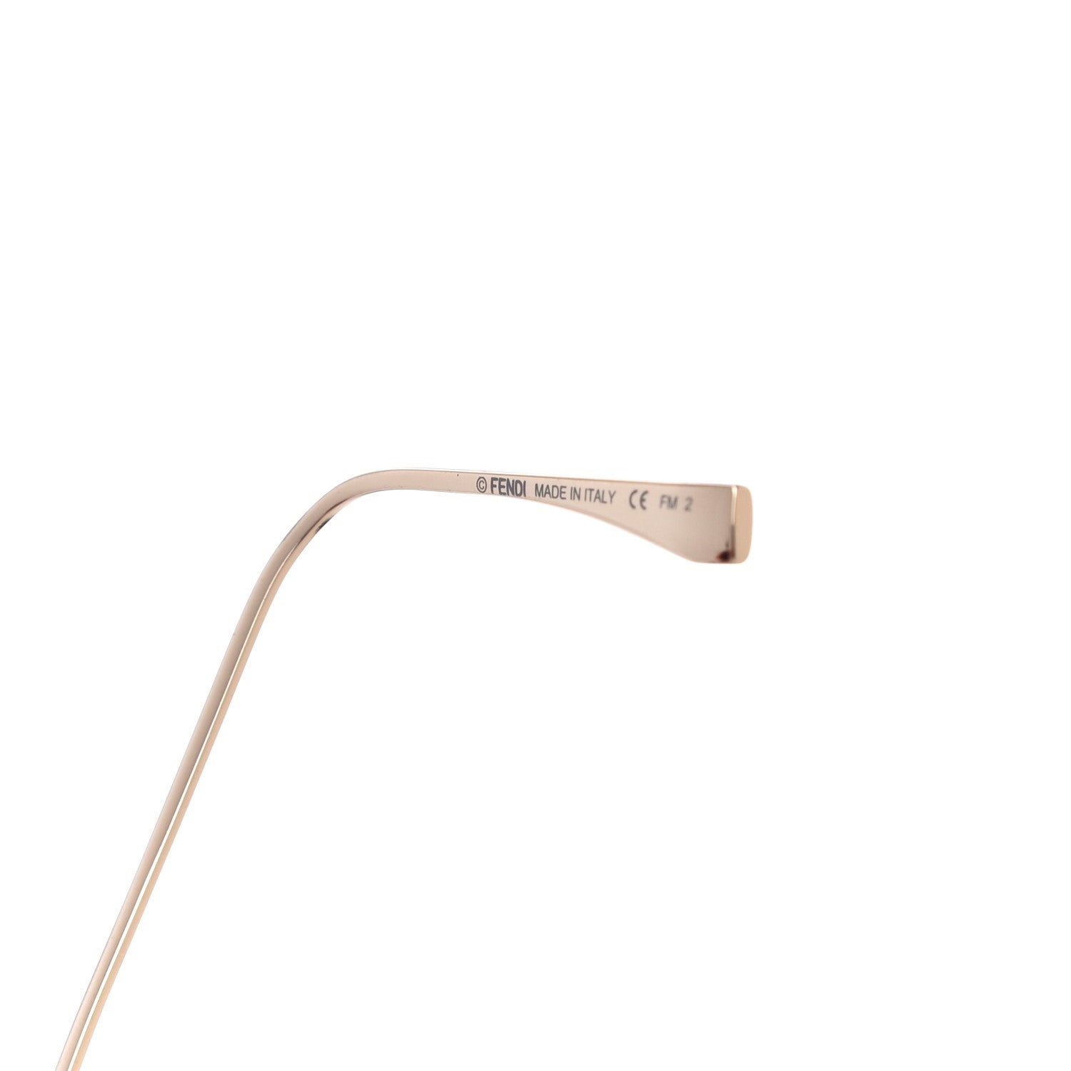 Fendi Square Sunglasses FF 0317/S Gold 6 of 7