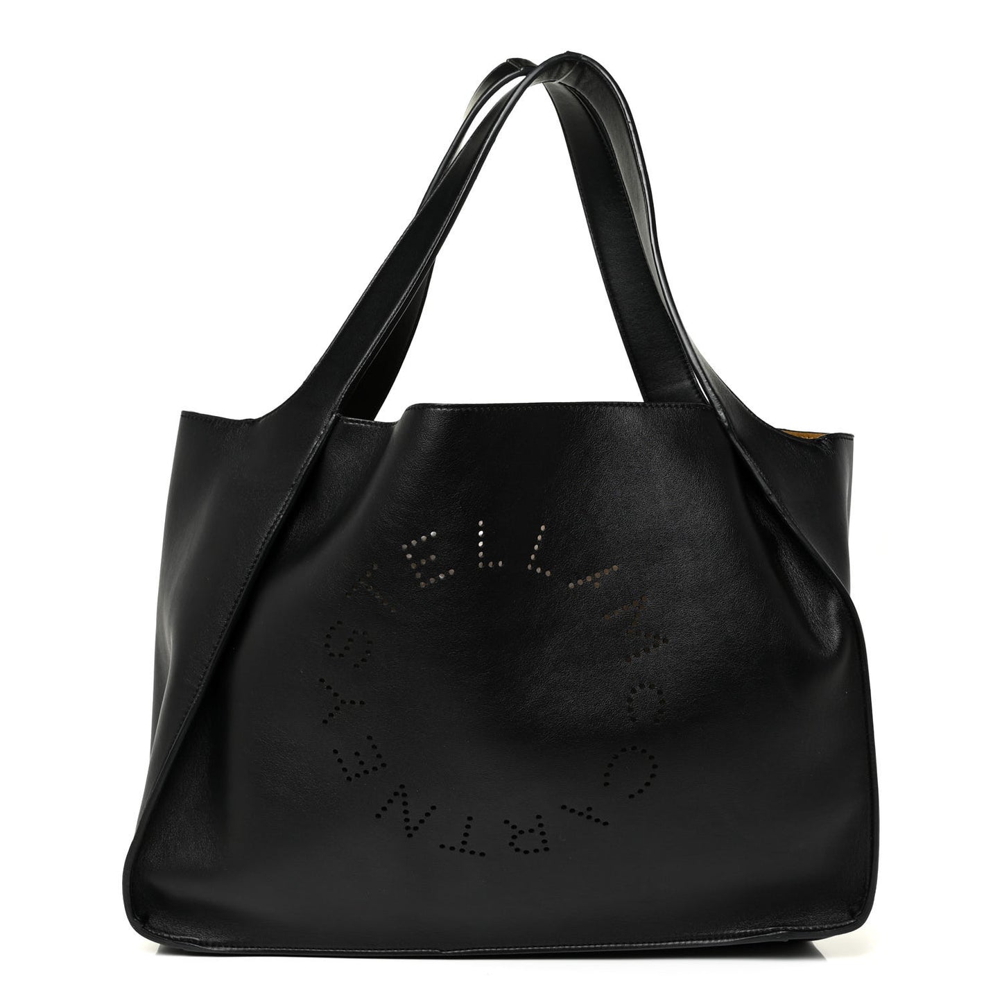 Eco Alter Nappa East West Perforated Tote Black