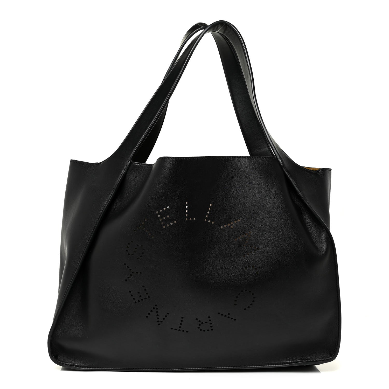 Stella McCartney Eco Alter Nappa East West Perforated Tote Black 3 of 11