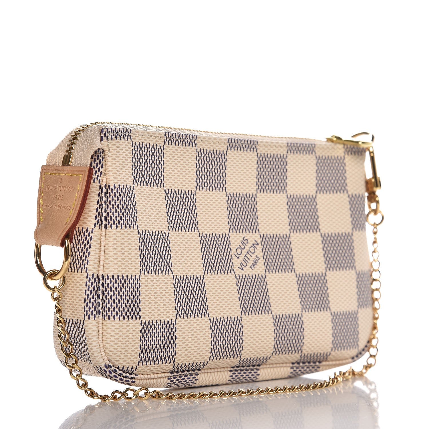 Louis Vuitton Damier Azur Mini Pochette Accessories 3 of 7