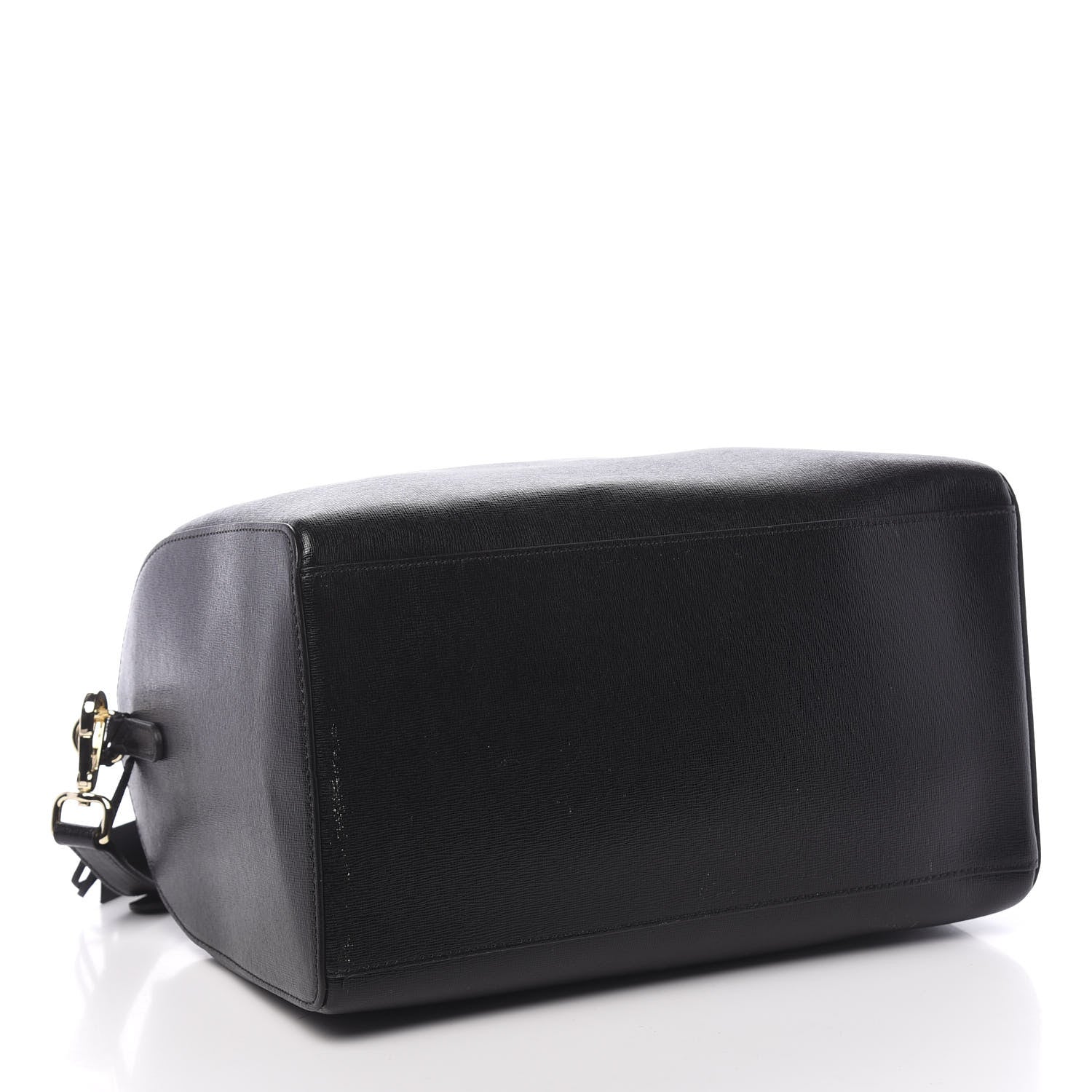 Versace Saffiano Calfskin Palazzo Duffle Bag Black 5 of 11