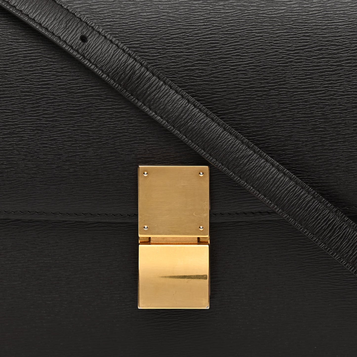 Liege Calfskin Medium Classic Box Flap Bag Espresso