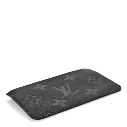 Louis Vuitton Empreinte Monogram Giant Neverfull MM Pochette Black 4 of 7