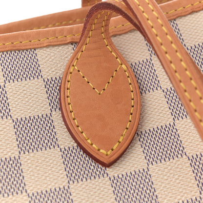 Louis Vuitton Damier Azur Neo Neverfull MM Rose Ballerine 11 of 11