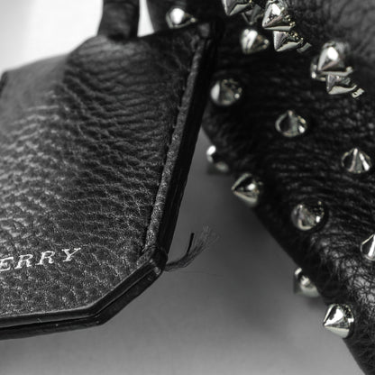 Burberry Calfskin Studded Medium Susanna Hobo Black 10 of 10