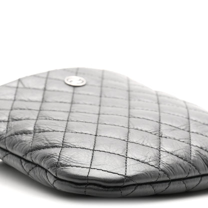 Chanel Aged Calfskin Quilted Crossbody Bag Black 9 of 10