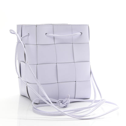 Bottega Veneta Calfskin Intreccio Small Cassette Bucket Bag Mirth Washed 3 of 11