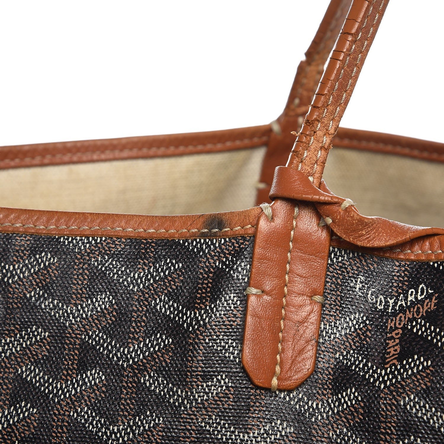 Goyard Goyardine Saint Louis GM Black Gold 32 of 47
