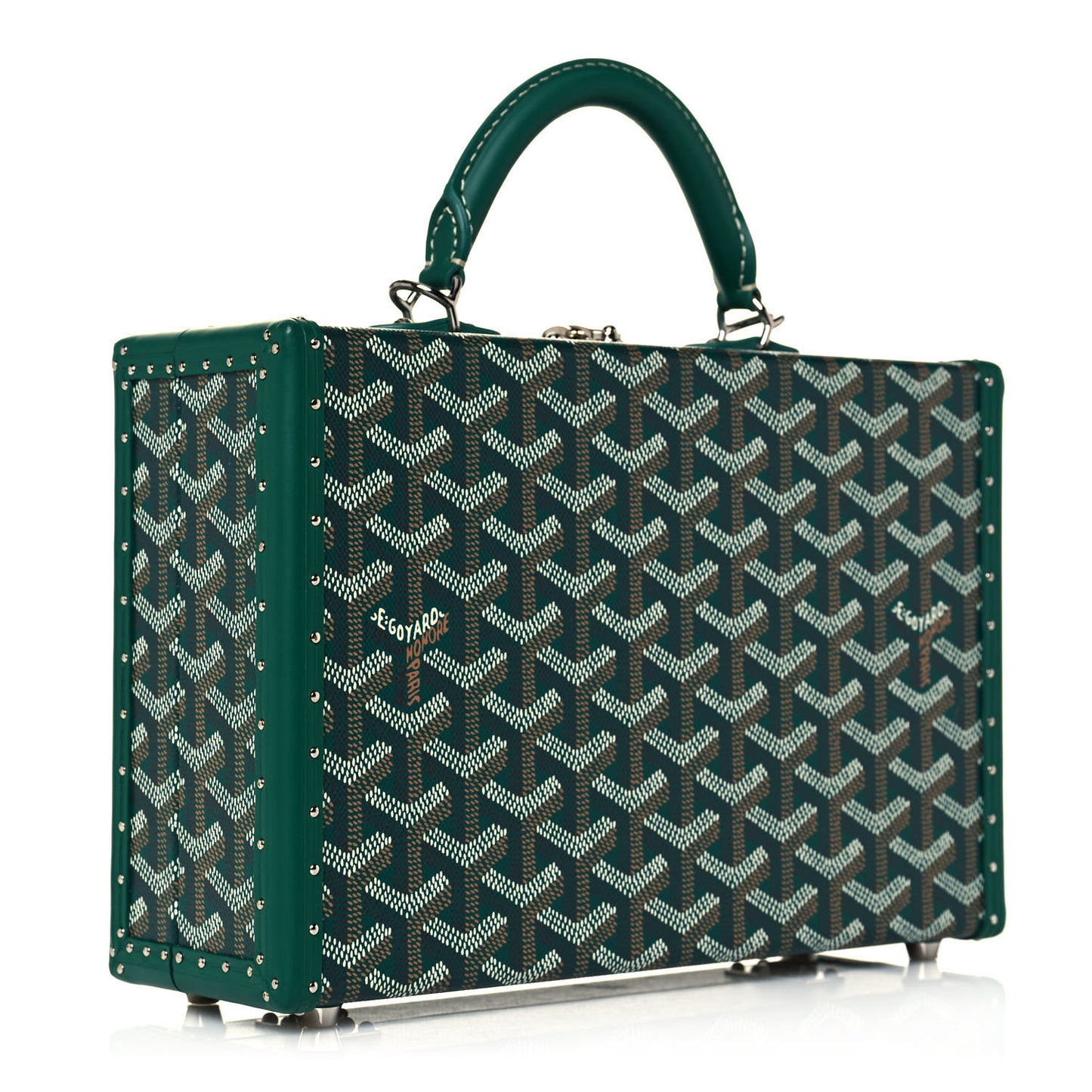 Goyardine Grand Hotel Trunk Bag Green