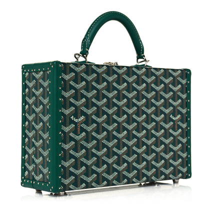 Goyard Goyardine Grand Hotel Trunk Bag Green 4 of 15