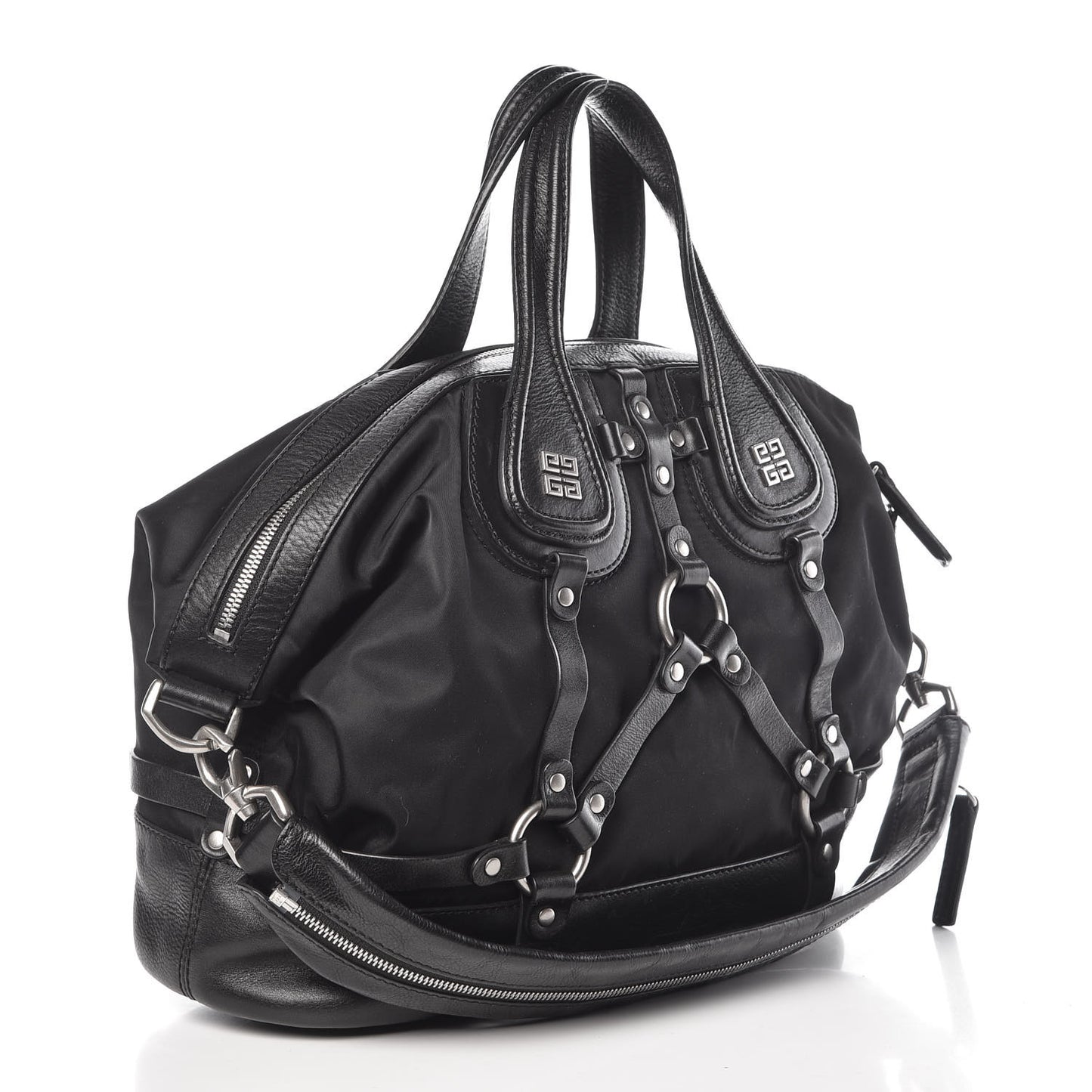 Nylon Calfskin Medium Harness Nightingale Black