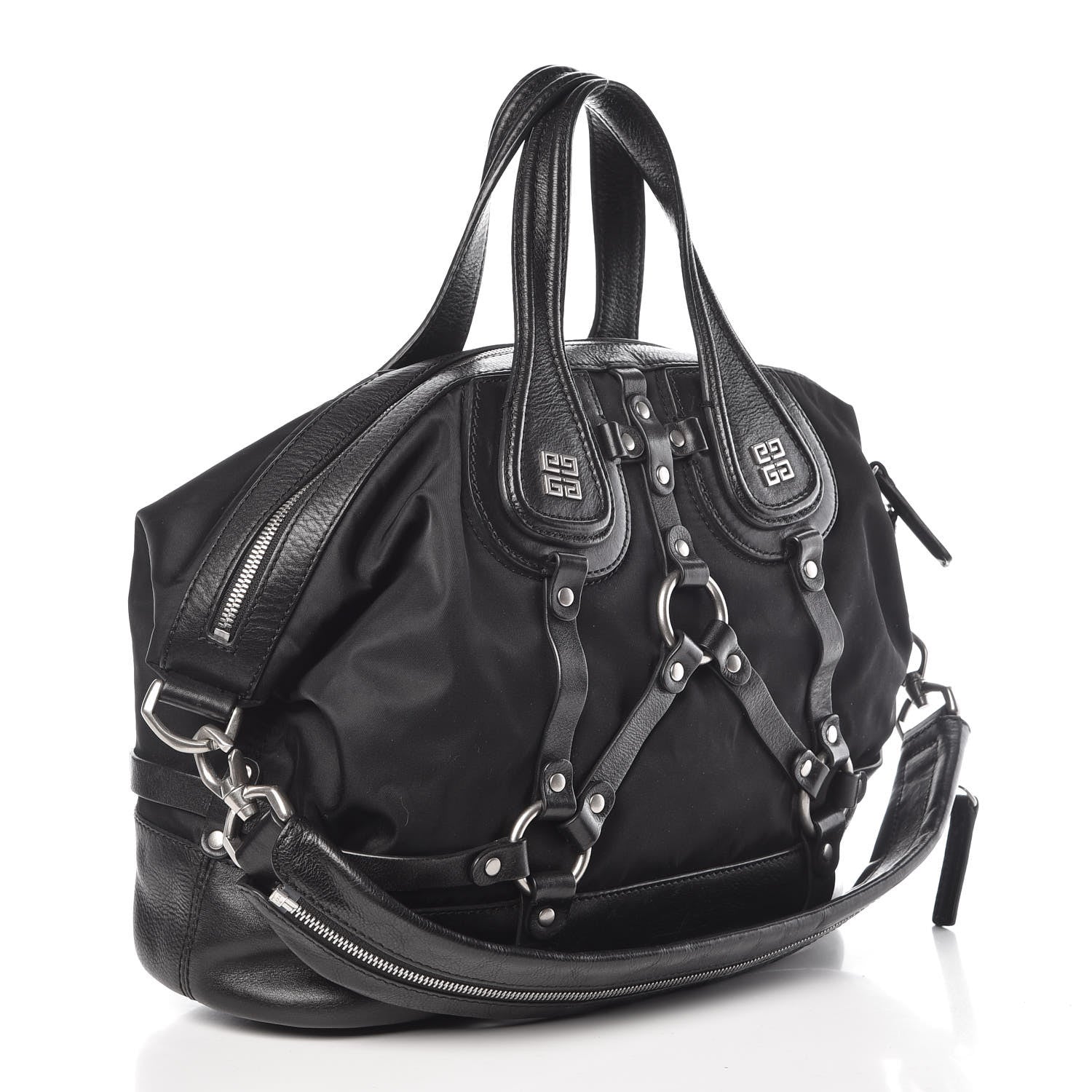Givenchy Nylon Calfskin Medium Harness Nightingale Black 3 of 10