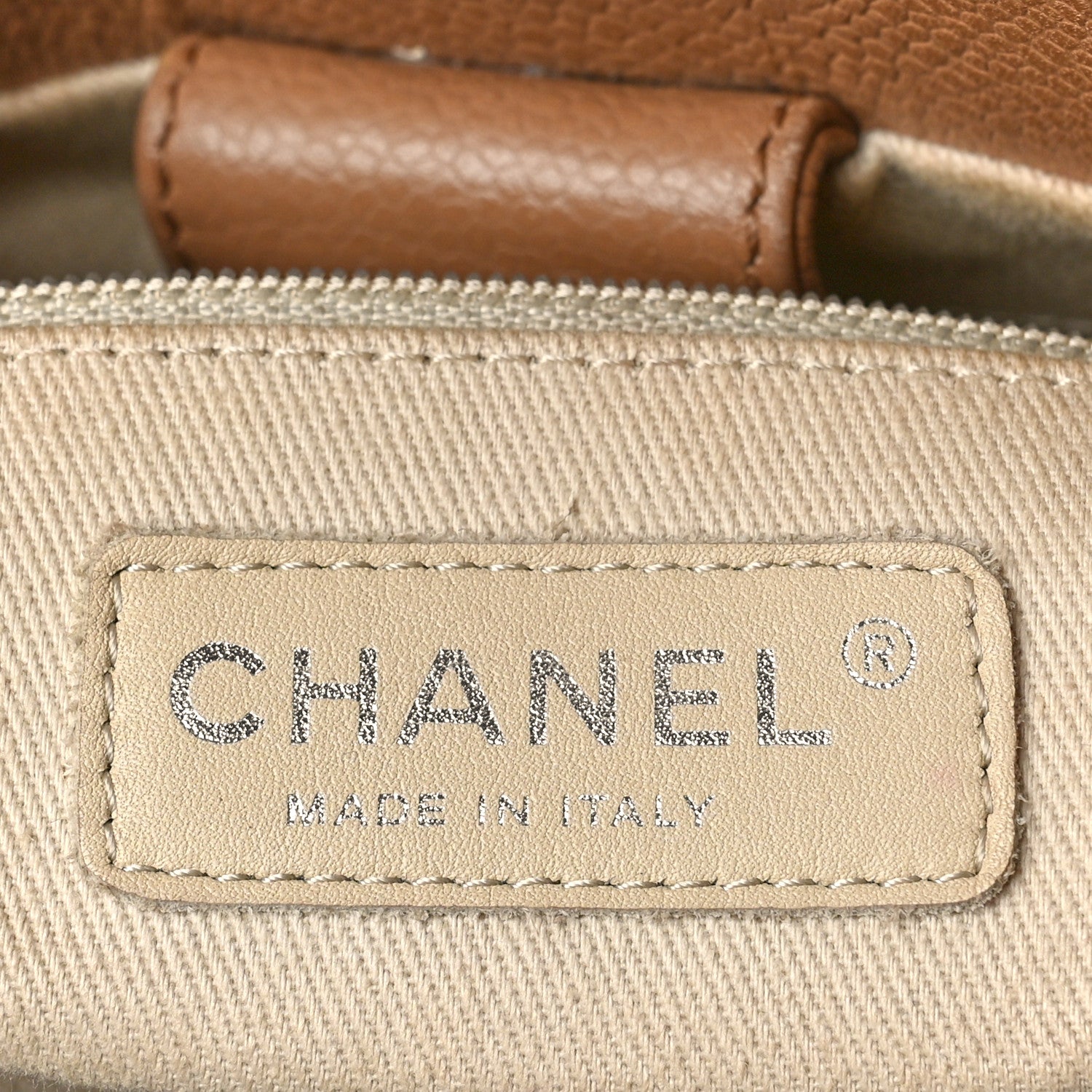 Chanel Caviar Medium Soft CC Top Handle Tote Dark Beige 6 of 28