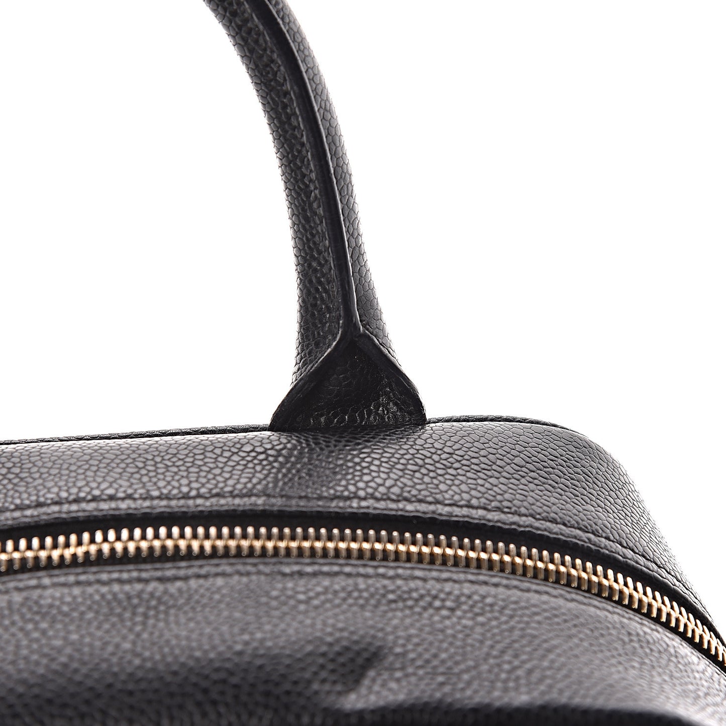 Caviar Quilted Small Bowler Black