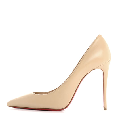 Christian Louboutin Nappa Kate 100 Pumps 36.5 Nude 1 of 8