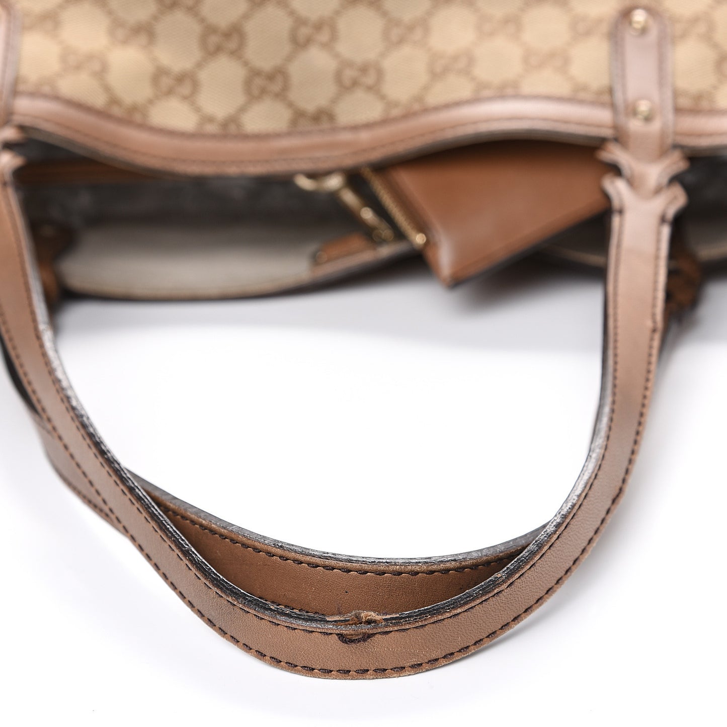 Monogram Large Craft Tote Light Brown