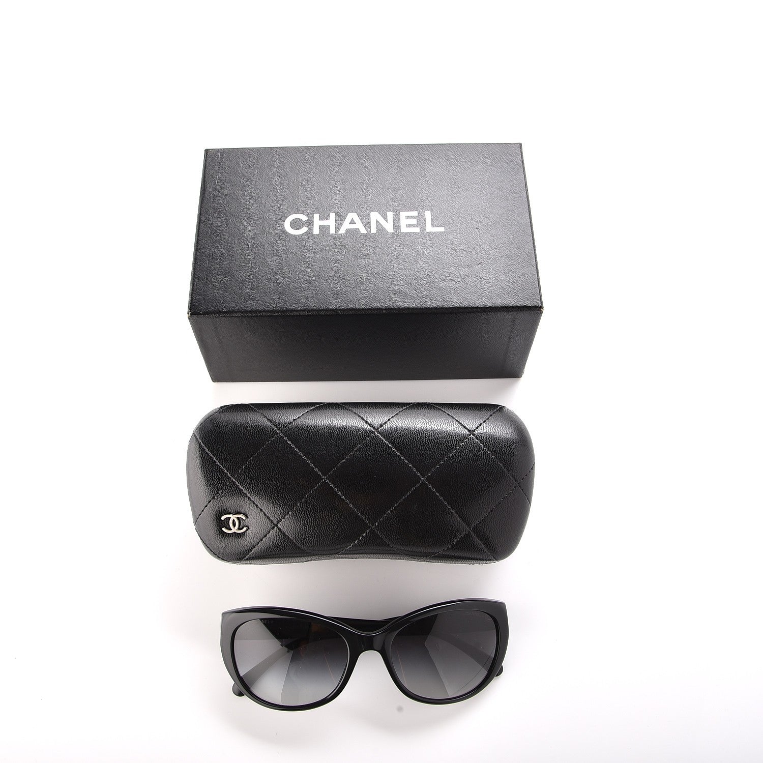 Chanel Camellia Sunglasses 5187-H Black 10 of 10