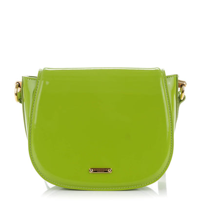 Burberry Patent Small Leigh Crossbody Bag Lemon Green 1 of 8