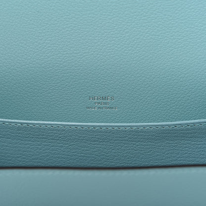 Hermes Evercolor Mini Sac Roulis Bleu Atoll 8 of 10