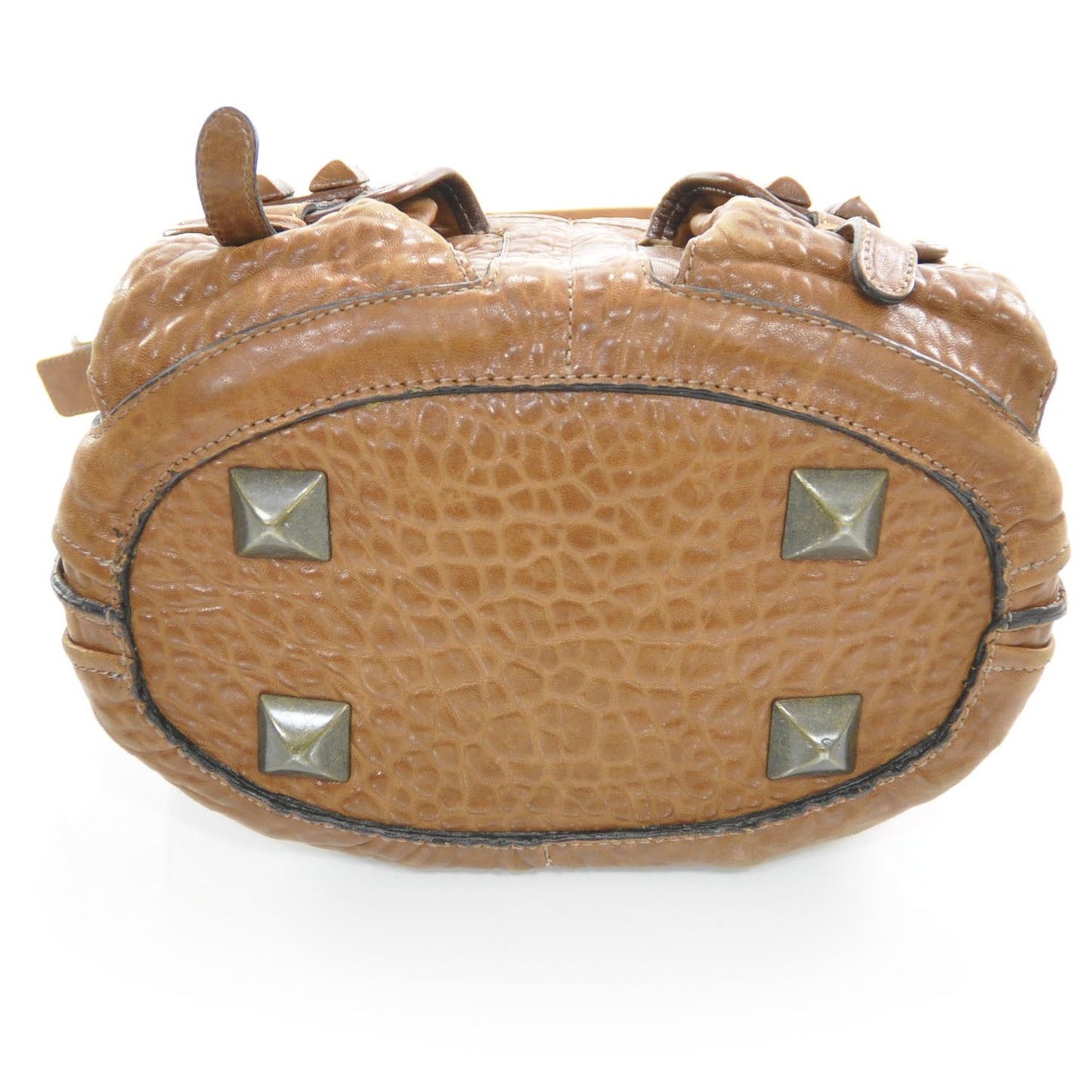 Leather Elvire Hobo Tan