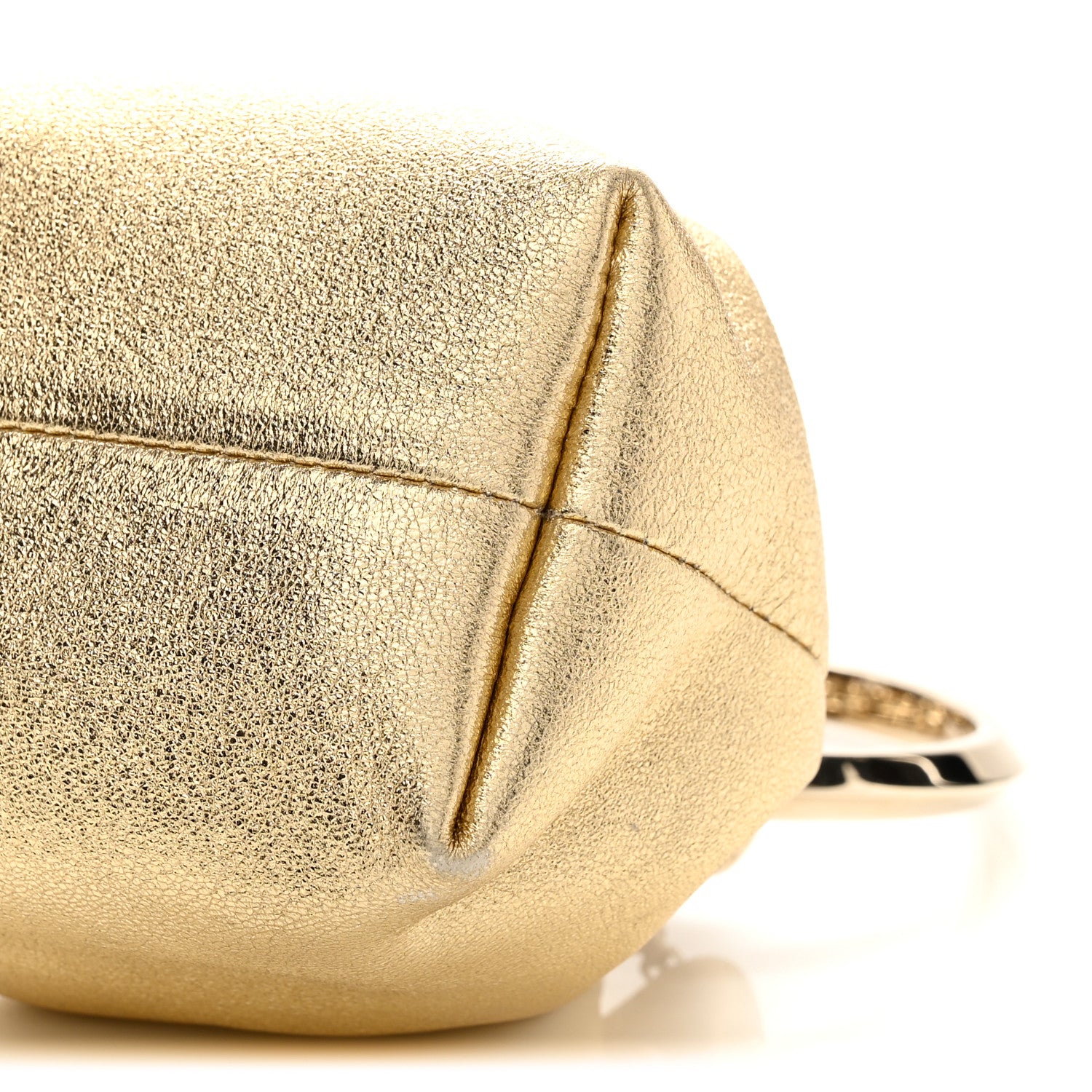 Jimmy Choo Metallic Nappa Micro Bon Bon Bag Gold 9 of 10