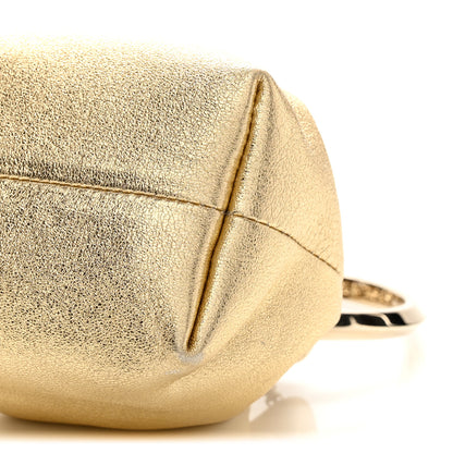 Jimmy Choo Metallic Nappa Micro Bon Bon Bag Gold 9 of 10