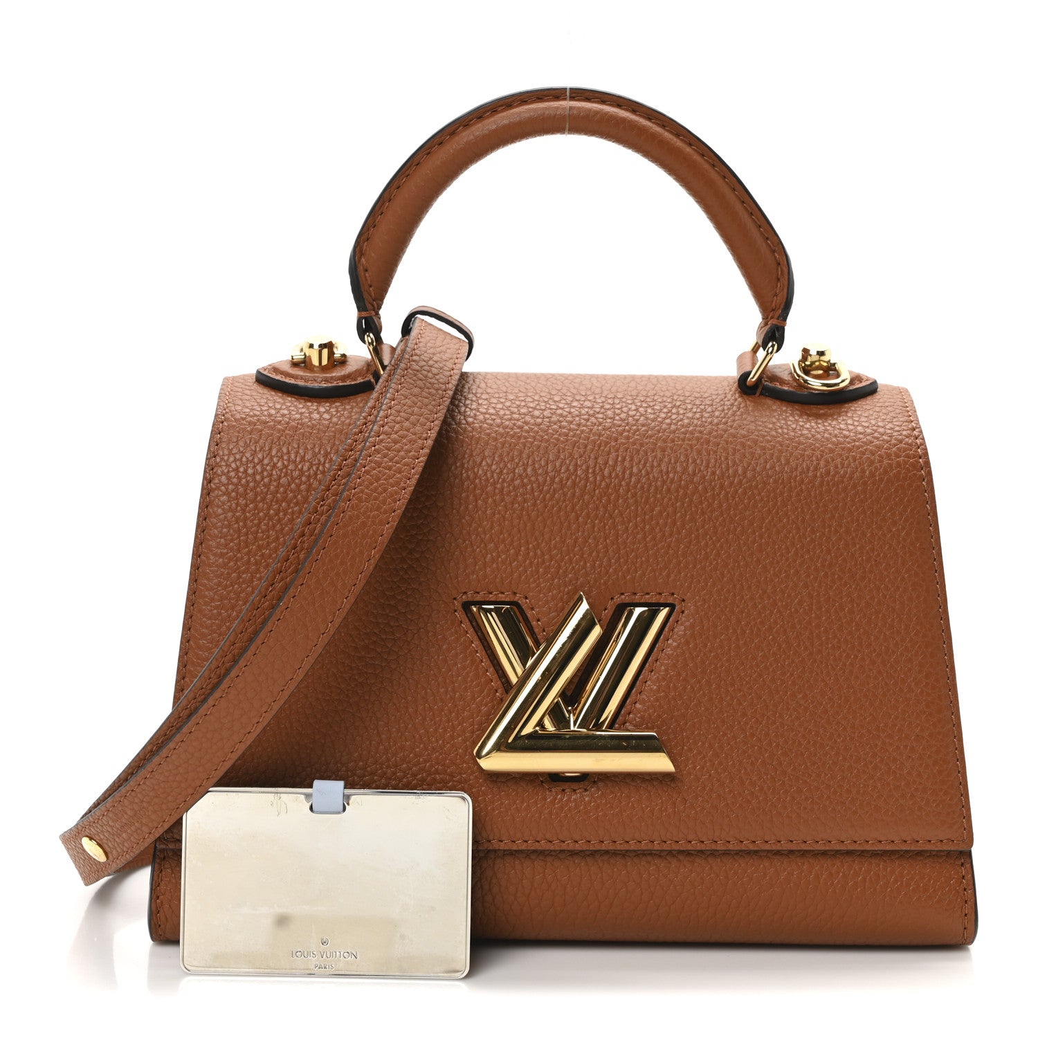 Louis Vuitton Taurillon Twist One Handle PM Caramel 3 of 10