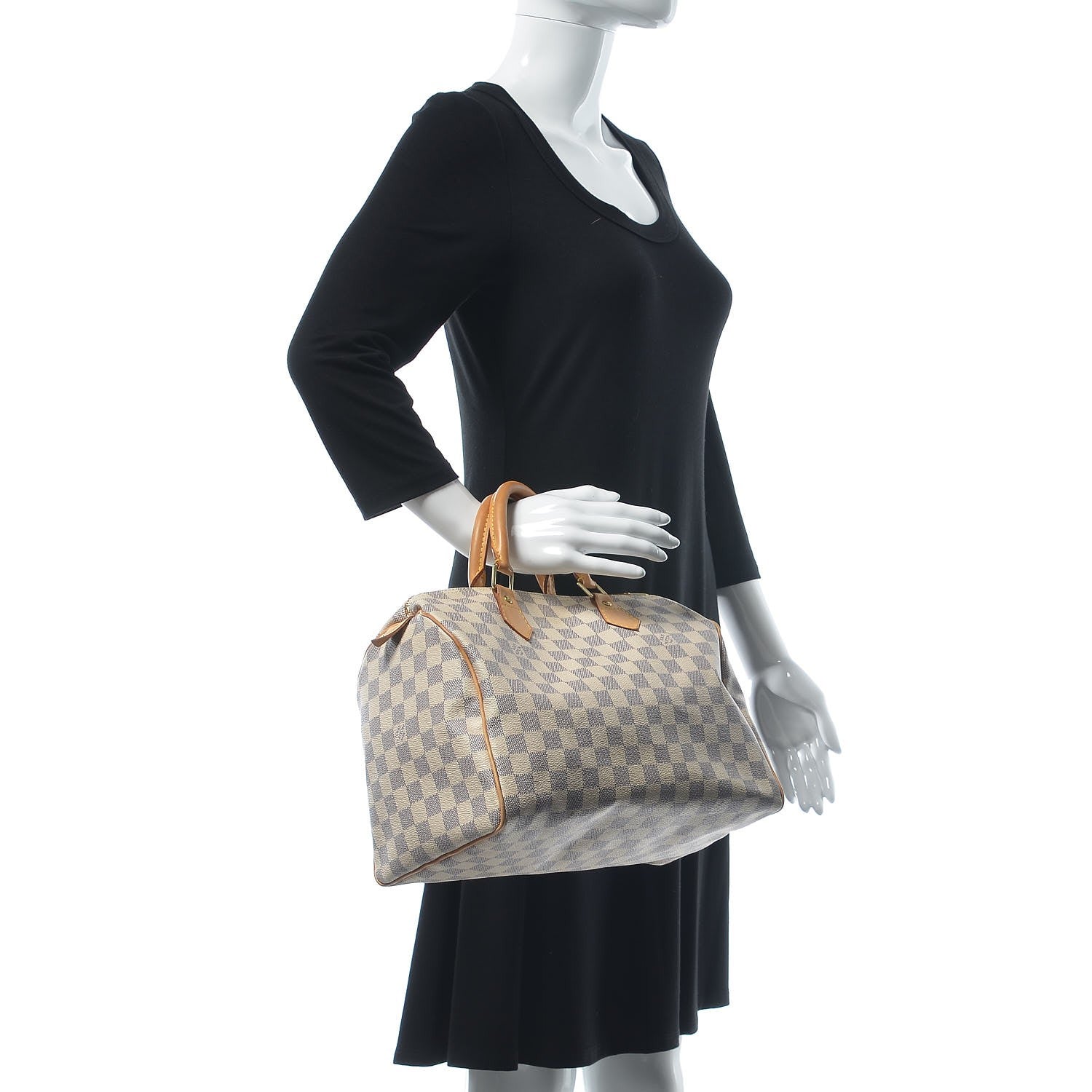 Louis Vuitton Damier Azur Speedy 30 2 of 15